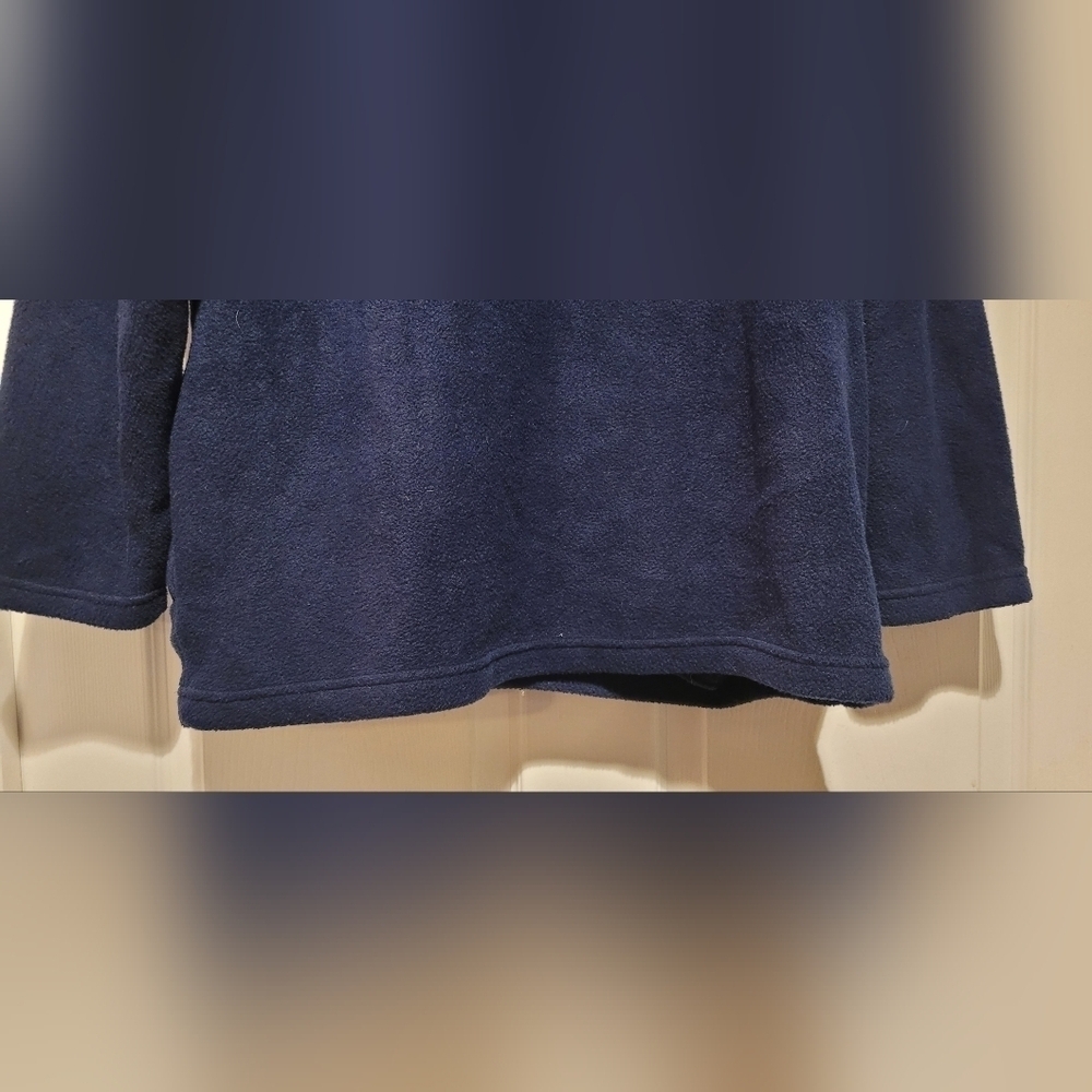 Vintage NFL for Her St. Louis Rams Navy Blue Long Sleeve Fleece Quarter 1/4 Zip - Picture 7 of 11